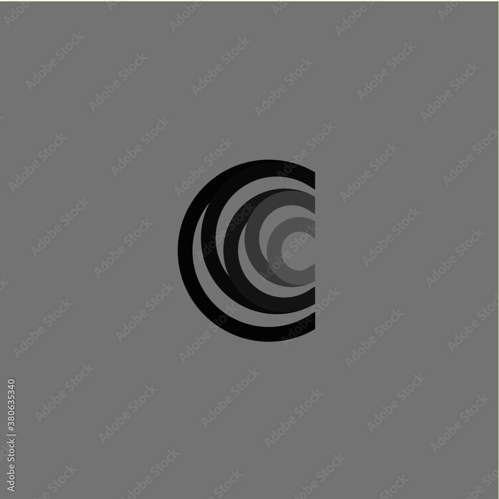 C letter logo icon template C letter logo icon template