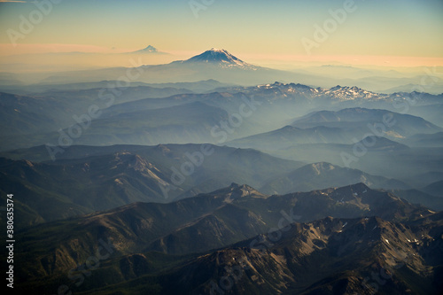 Mount Adams with Mount Hood Behind photo