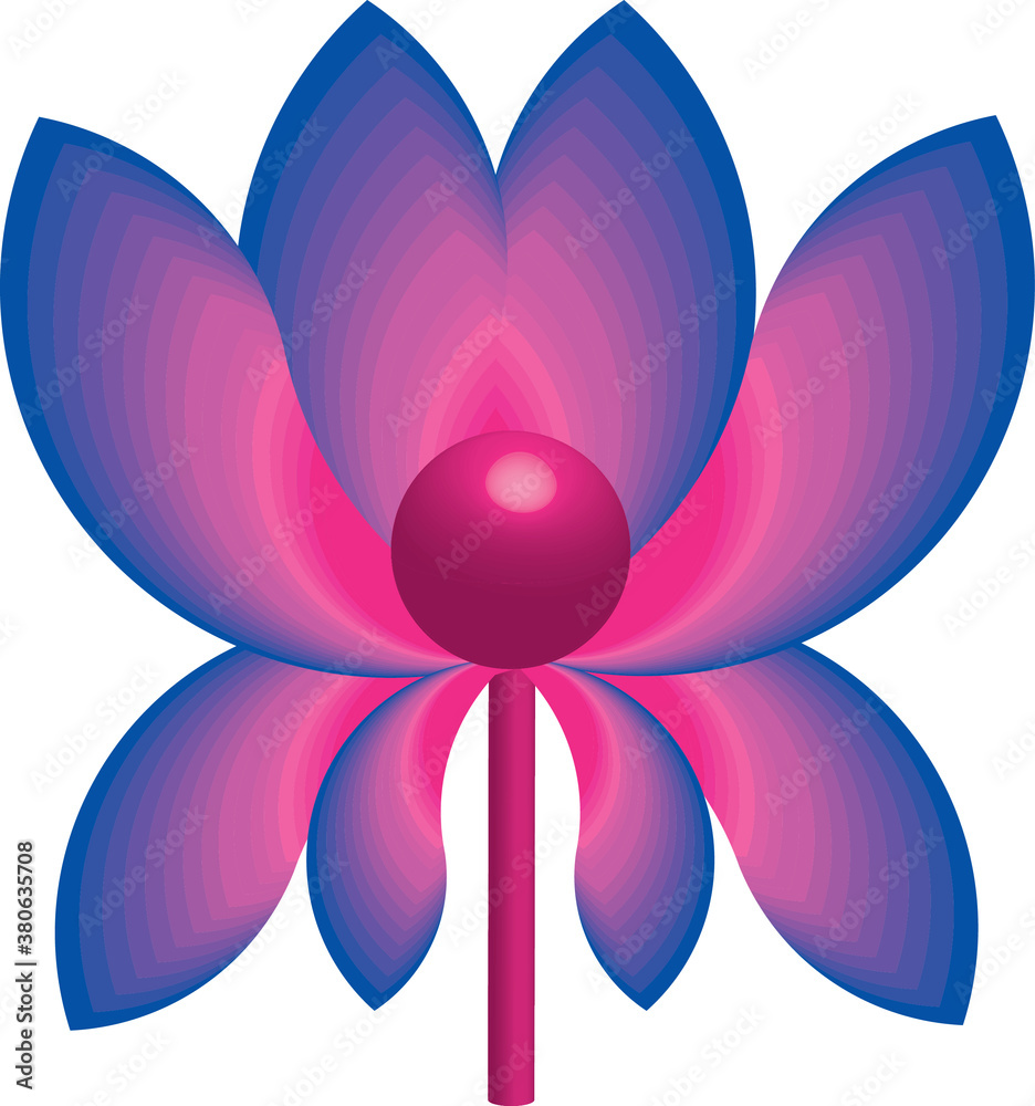 Fototapeta premium abstract flower illustration