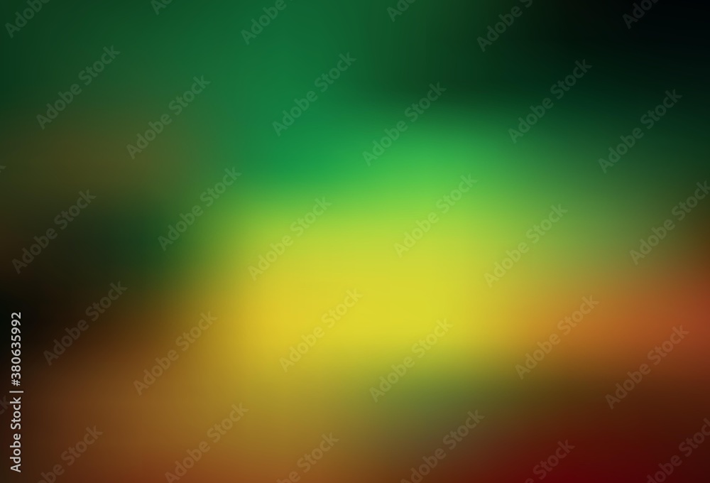 Dark Green, Yellow vector blurred shine abstract texture. Dark Green, Yellow vector blurred shine abstract texture.