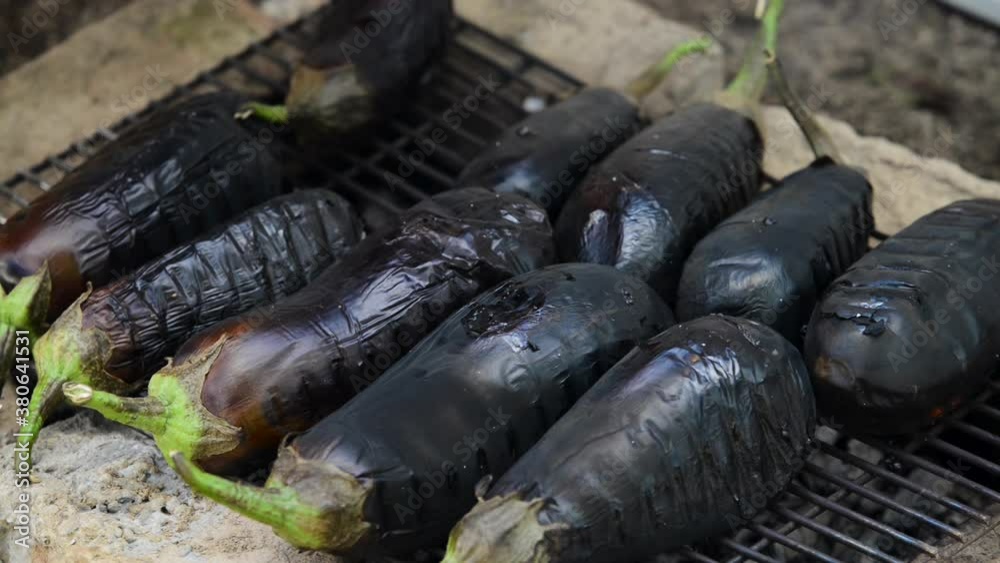 custom made wallpaper toronto digitalbaking eggplant on a grill