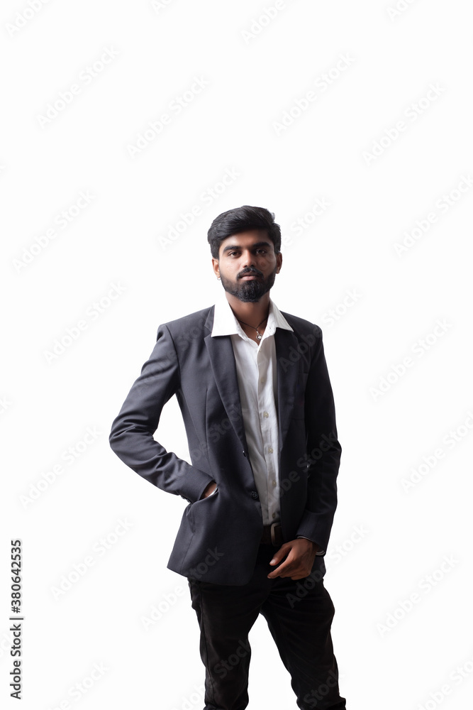 simple Indian boy portrait in western coat simple Indian boy portrait in western coat
