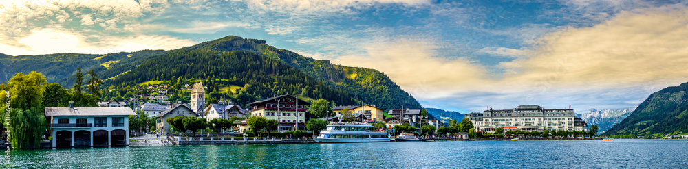 famous village Zell am See in Austria