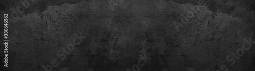 Wallpaper Mural Black anthracite stone concrete blackboard chalkboard texture background panorama banner Torontodigital.ca