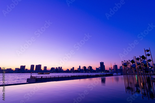 東京ベイエリアの夕景