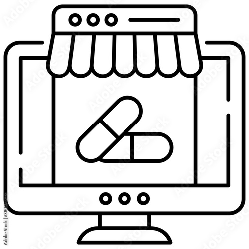Online Pharmacy Vector 