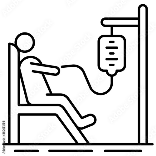 Chemotherapy Line Vector 