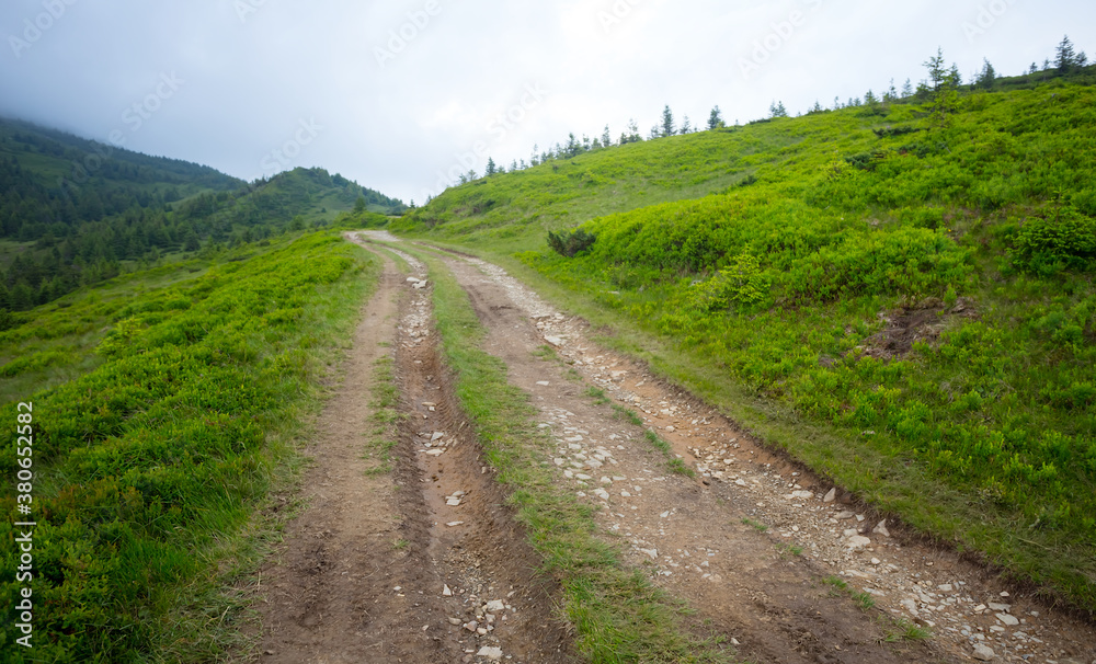 ground road on a mount slope, outdoor background ground road on a mount slope, outdoor background