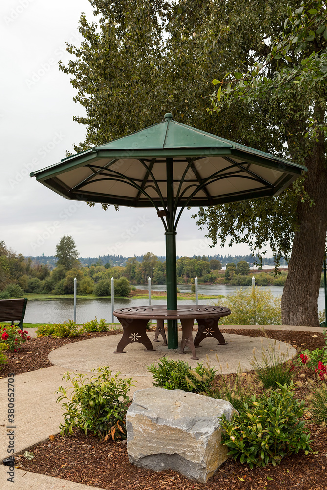 Gazebo at Riverfront Park in Salem Oregon
