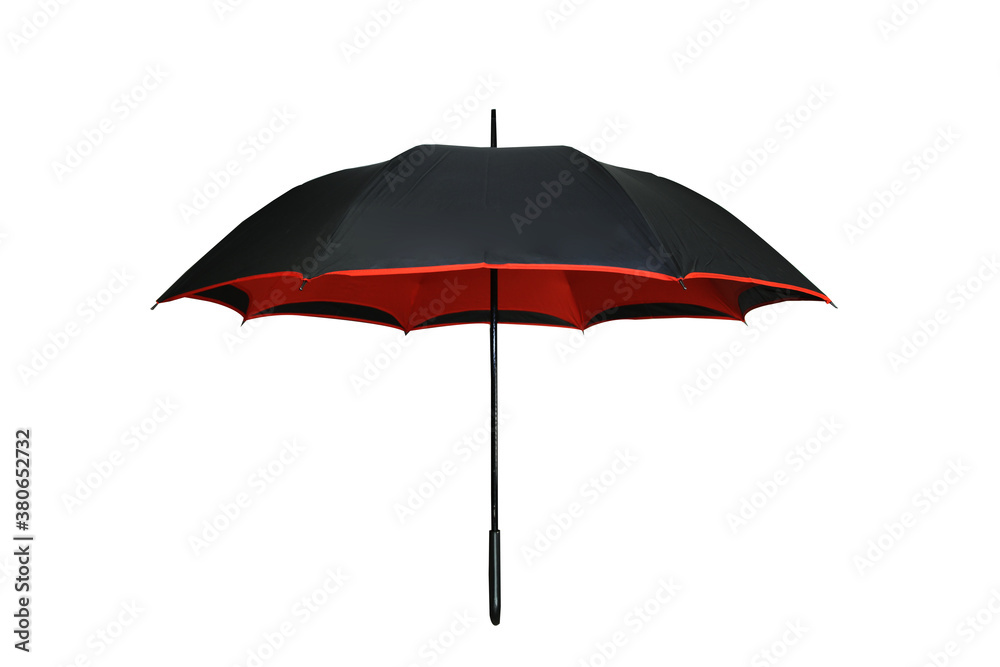 front view umbrella isolated white background