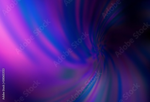 Dark Purple vector colorful blur background.