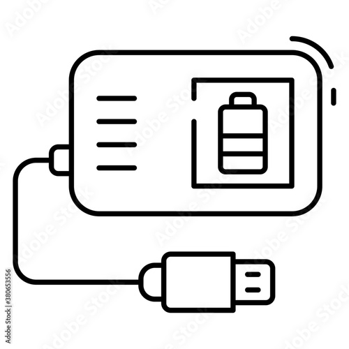 Battery Charger Vector 