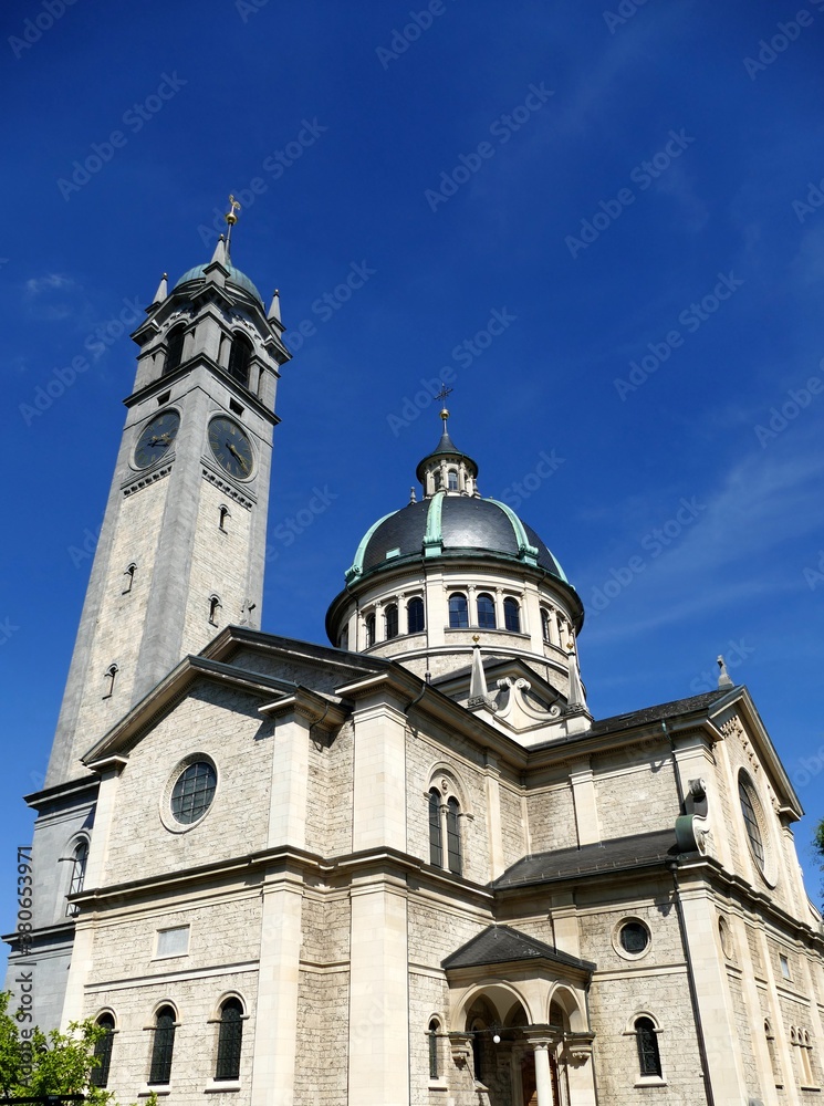 Church Enge, built in 1894 in a neo-Renaissance style, in Zurich Switzerland