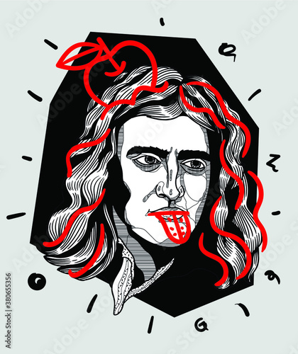 Isaac Newton. c