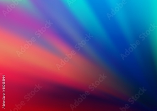 Dark Blue, Red vector blurred shine abstract pattern. Shining colorful illustration in a Brand new style. The template for backgrounds of cell phones.