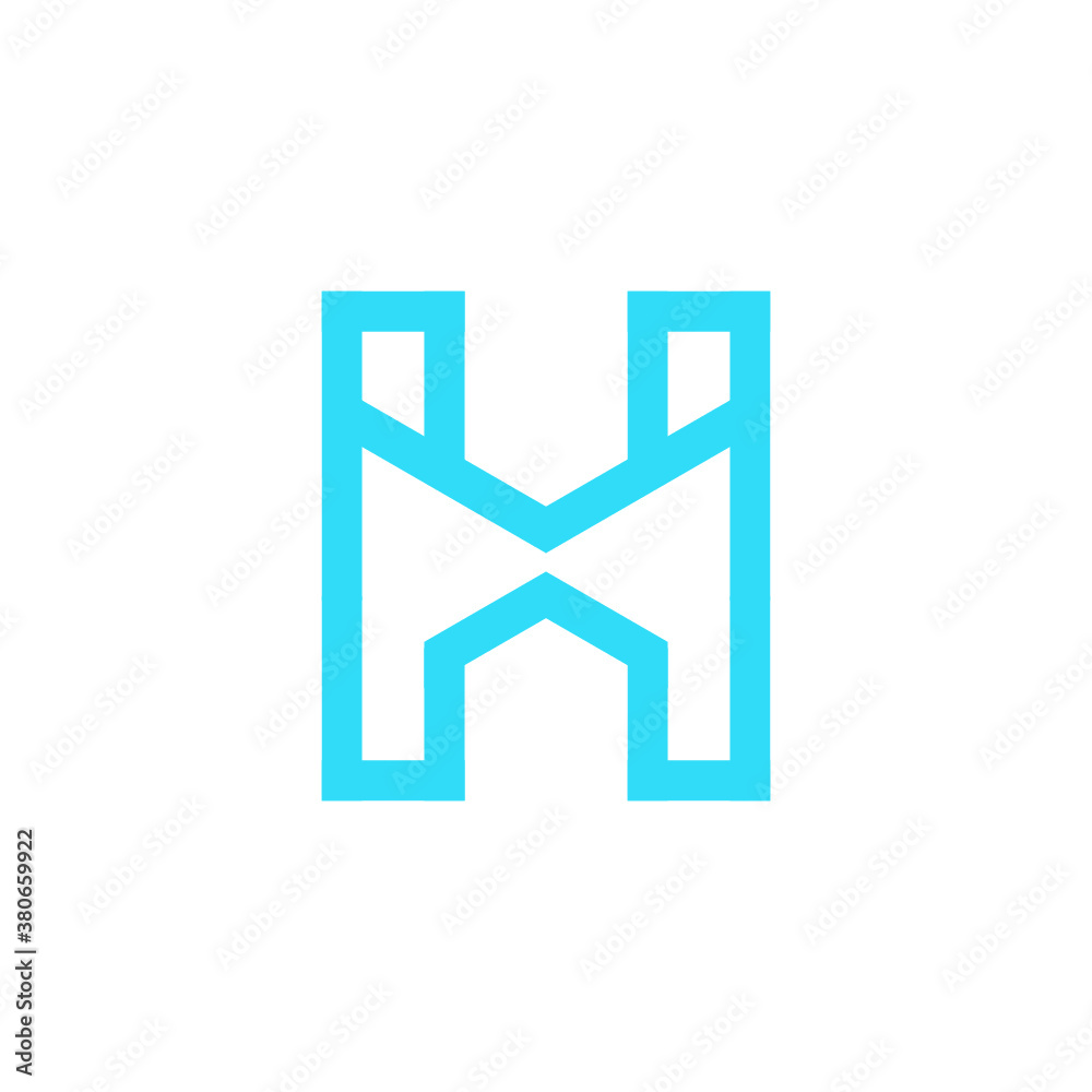 vector logo H alphabet icon illustration vector logo H alphabet icon illustration
