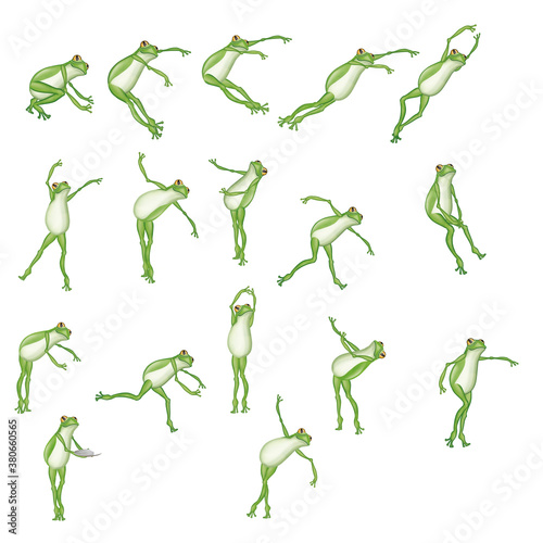 grenouille  saut  vert  silhouette  gens  danse  ballet  mouvement  mascotte  dr  le  danseur  corps  isol    femme  illustration  sport  illustration  photo  blanc  noir  art  saut  danses  gymnastique