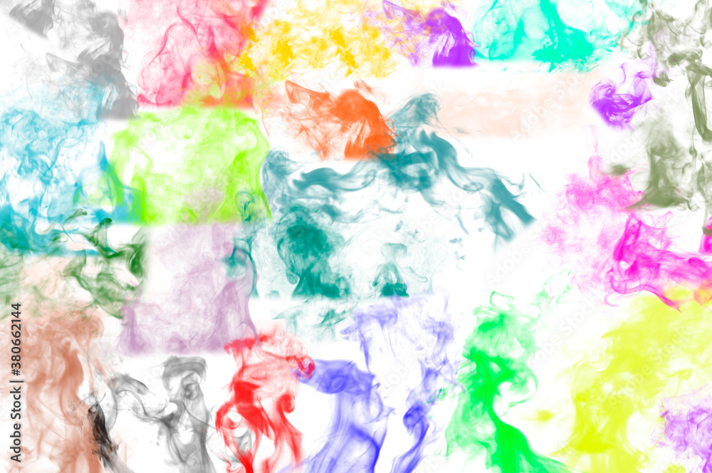 abstract colorful background. creative colored canvas. a lot of enchanting smoke