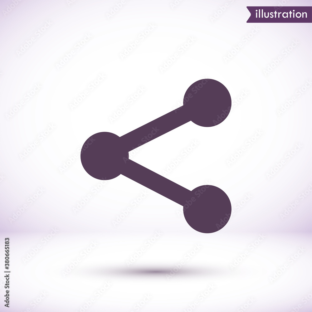 Network vector icon  , lorem ipsum Flat design