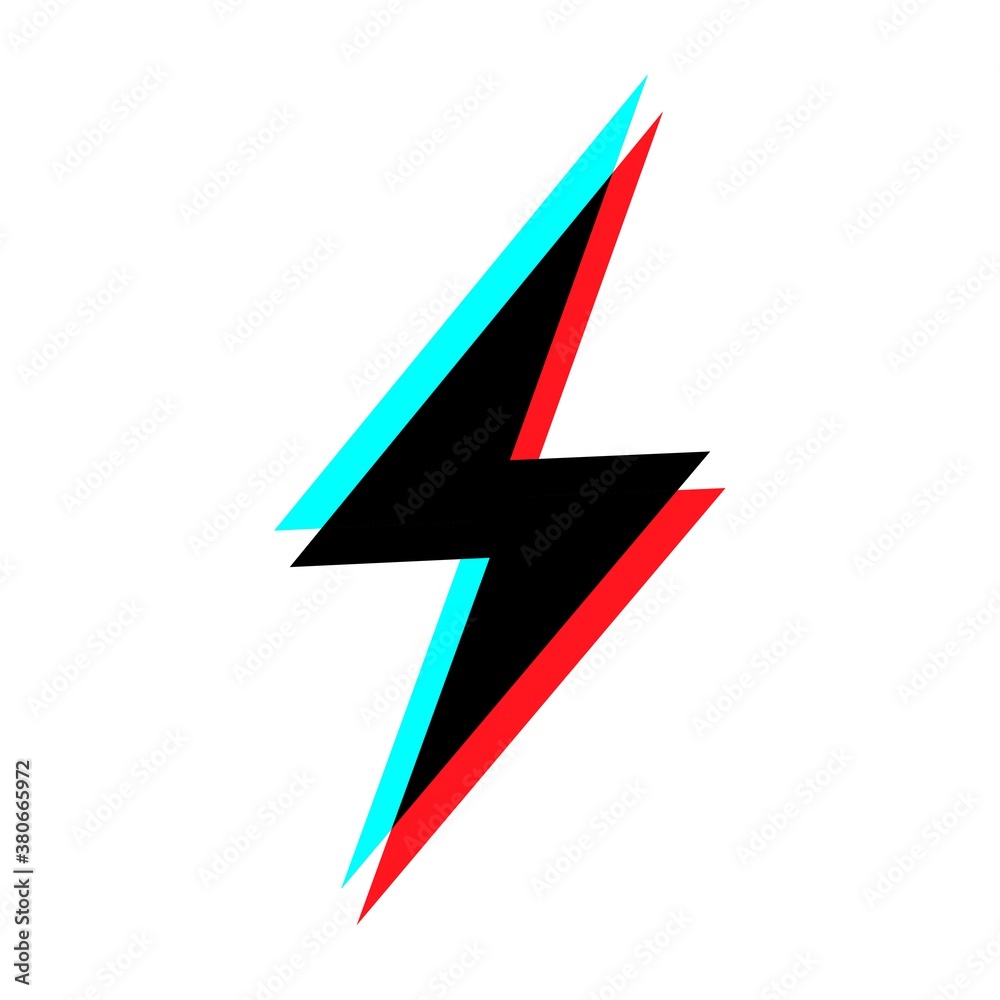 Lightning icon. The concept of electricity, discharge, lightning, shock, force, impetuosity. Lightning icon. The concept of electricity, discharge, lightning, shock, force, impetuosity.