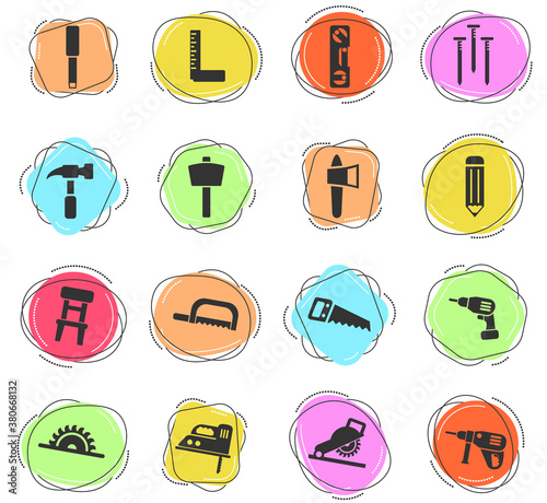 joinery icon set