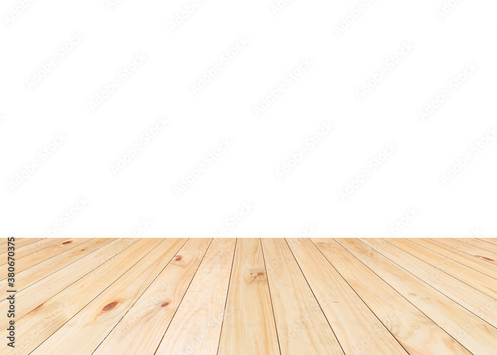 wooden table isolate on white background. wooden table isolate on white background.