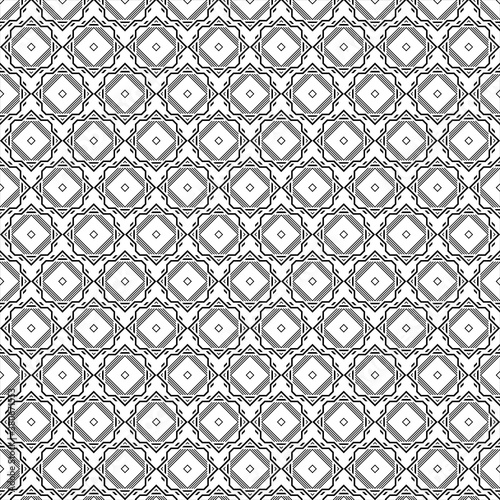 vector illustration an abstract pattern in the form of an ornament from geometric shapes of different shapes, sizes and colors