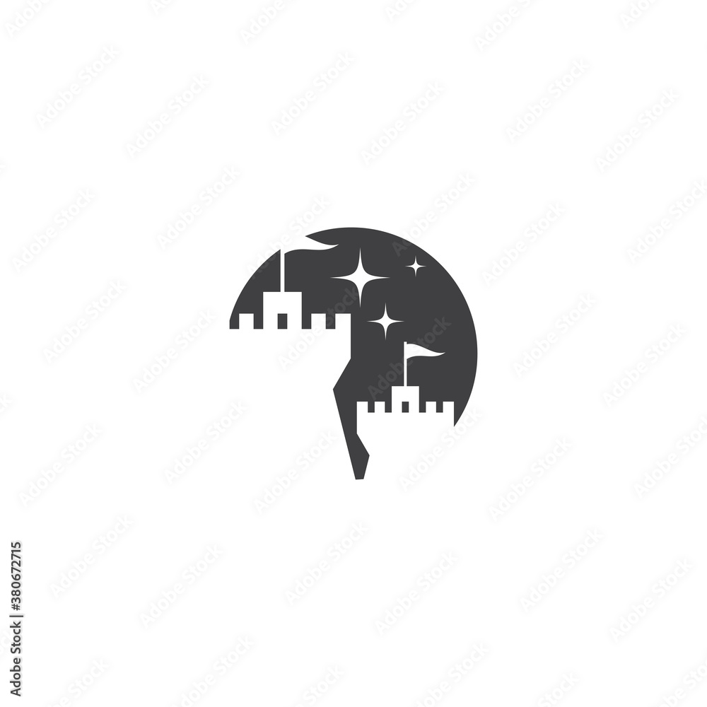 Castle Logo Template vector symbol Castle Logo Template vector symbol