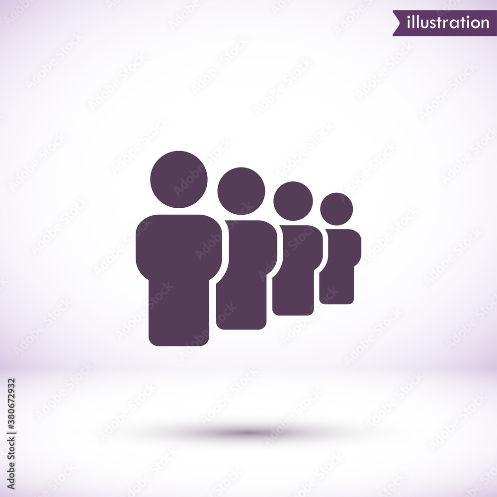 Vector people icon design 10 eps illustration Vector people icon design 10 eps illustration