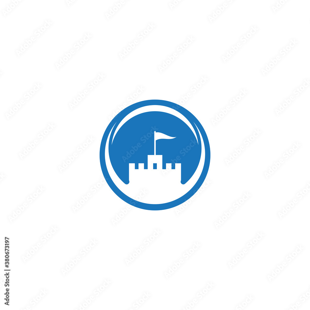 Castle Logo Template vector symbol Castle Logo Template vector symbol
