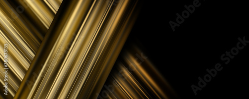 
Abstract black luxury background image overlapping the beautiful golden line Geometric shapes for design 