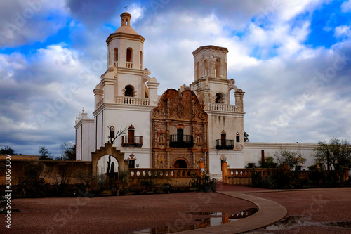 San Xavier Mission in Tucson Arizona Spanish Religioius photo