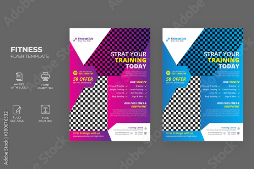 Creative Fitness Flyer Template