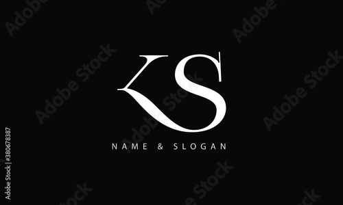 KS, SK, K, S abstract letters logo monogram photo