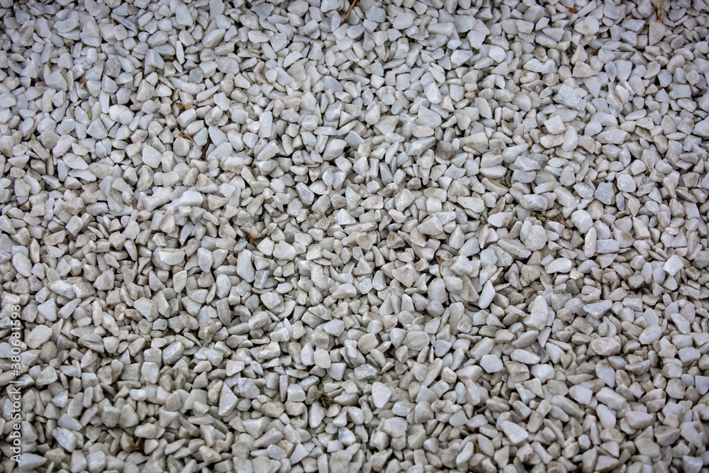 Textur mit kleinen weißen Steinen Textur mit kleinen weißen Steinen