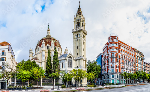 Church of San Manuel and San Benito in Alcala street in Madrid