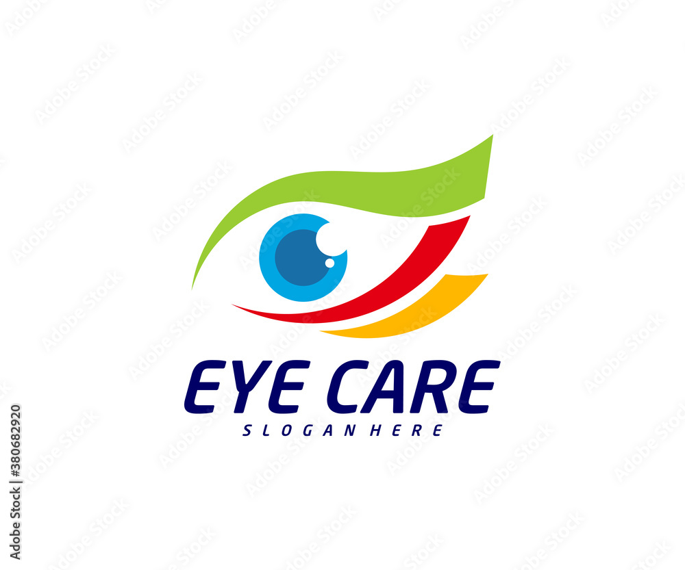 Eye logo design vector template, Creative eye logo concept, Icon symbol, Illustration Eye logo design vector template, Creative eye logo concept, Icon symbol, Illustration