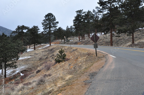 walking in the mountains