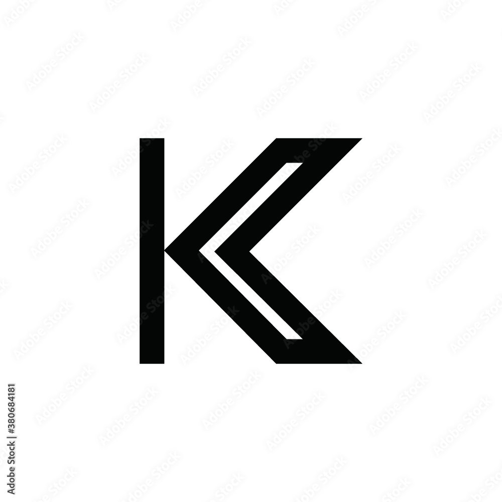 vector logo K alphabet icon illustration vector logo K alphabet icon illustration
