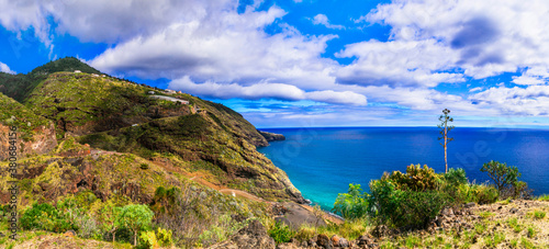 La Palma island. nature landscape scenery. Canary islands of Spain photo