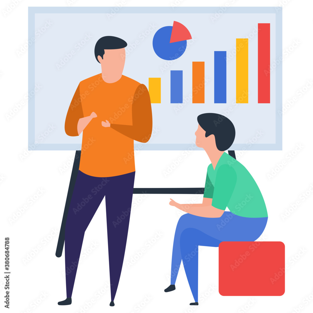 Flat business deal illustration vector
Flat business deal illustration vector