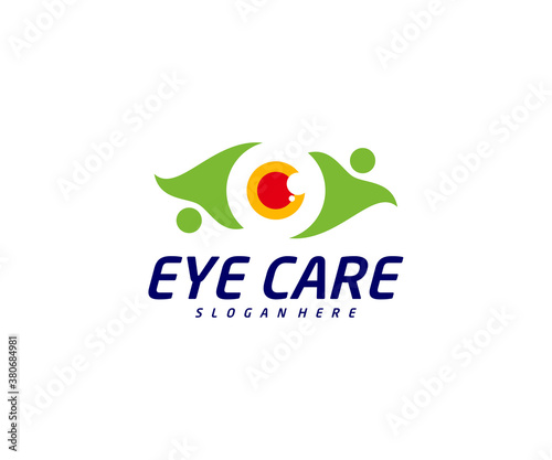 Eye logo design vector template  Creative eye logo concept  Icon symbol  Illustration