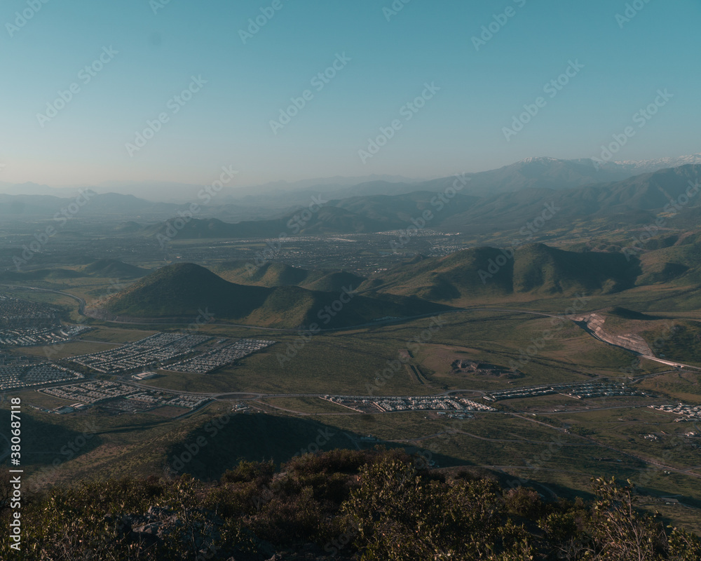 Naklejka premium view of mountains