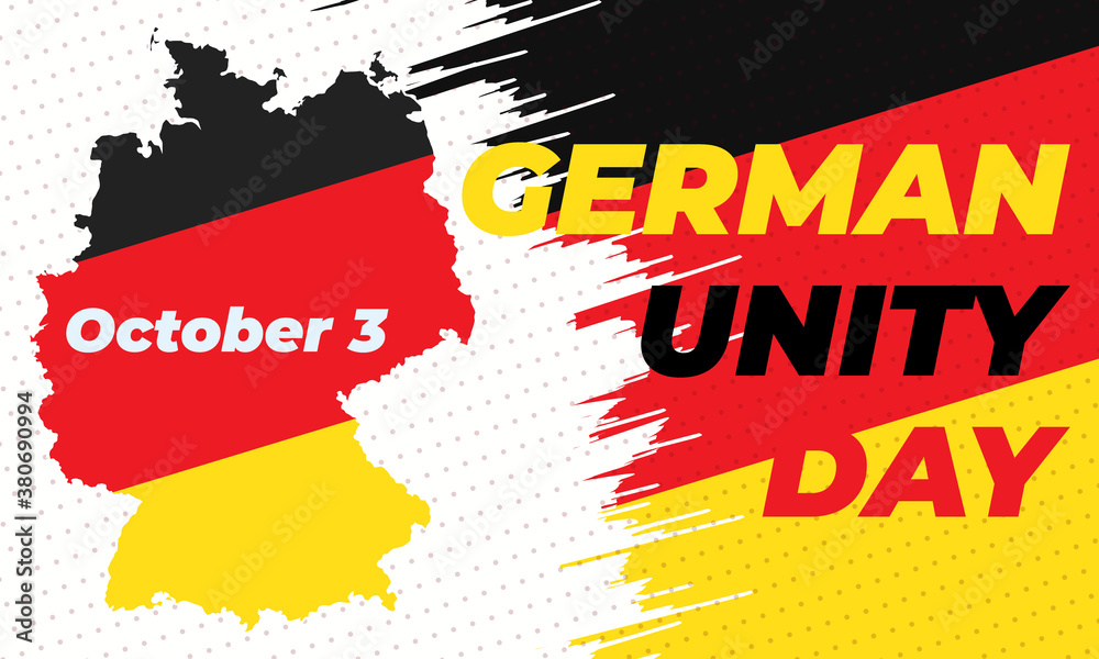 German Unity Day ( Translation Tag der Deutschen Einheit) is annually held on October 3 to mark