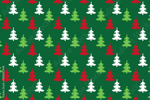 Simple christmas tree pattern design. suitable for wallpapers and backgrounds