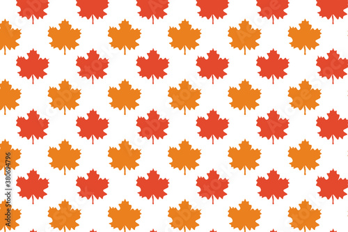 Simple autumn leaf pattern design. suitable for wallpapers and backgrounds