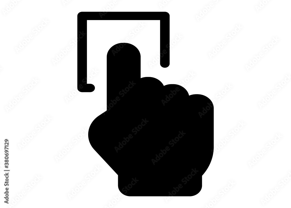 Hand Touch icon vector. Touch icon vector
Hand Touch icon vector. Touch icon vector