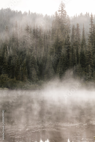 fog on the river