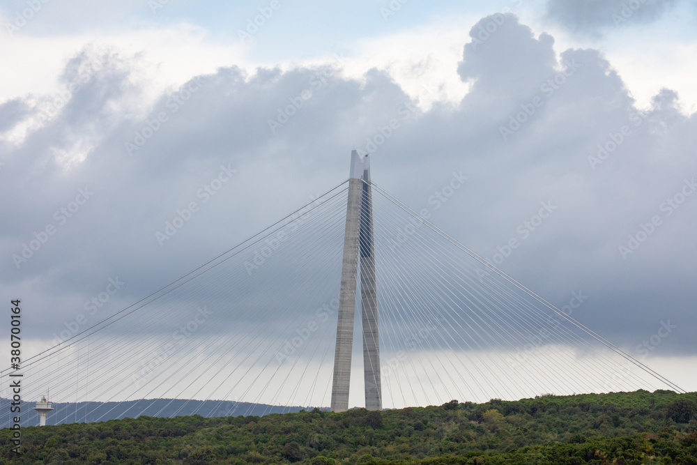 The Yavuz Sultan Selim Bridge in Istanbul, Turkey The Yavuz Sultan Selim Bridge in Istanbul, Turkey
