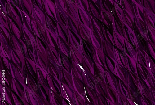 Dark colorful vector texture with curved lines.